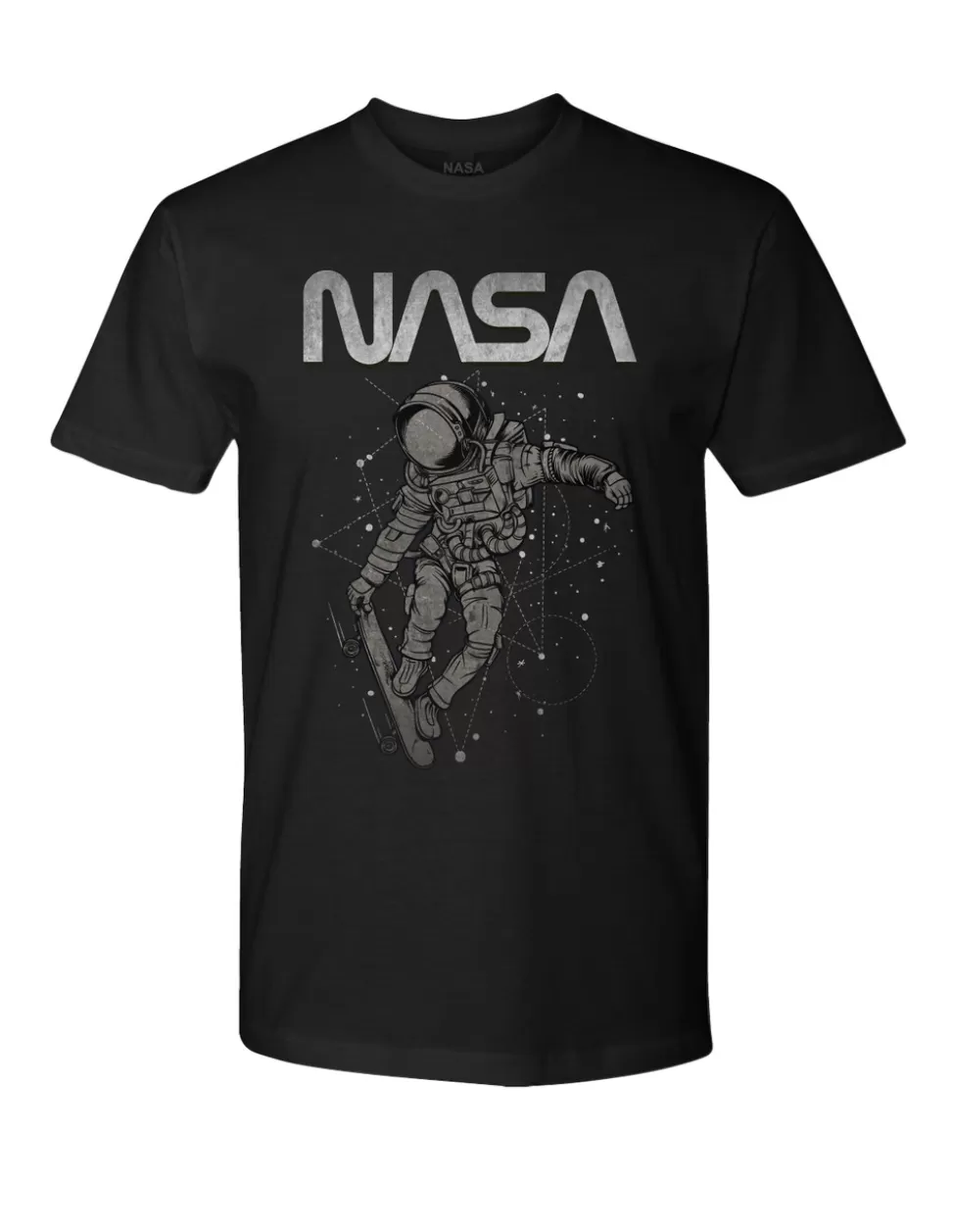 Best NASA Gear NASA Worm Logo - Space Shred Adult T-Shirt