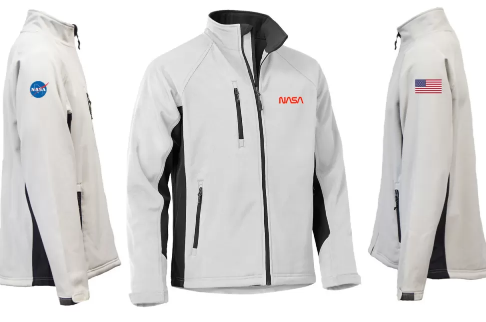 Best NASA Gear NASA Worm Logo - Tiburon Jacket