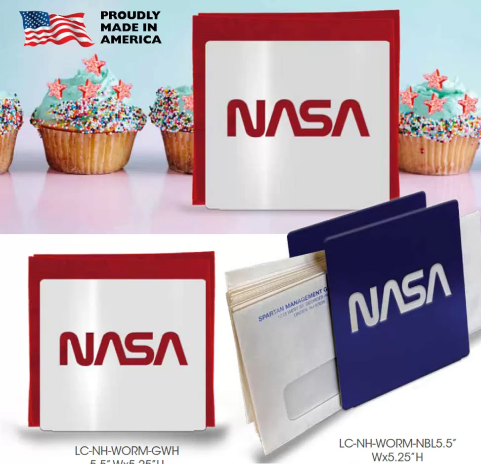 Shop NASA Gear NASA Worm Logo (Double Side) - Napkin/Letter Holder