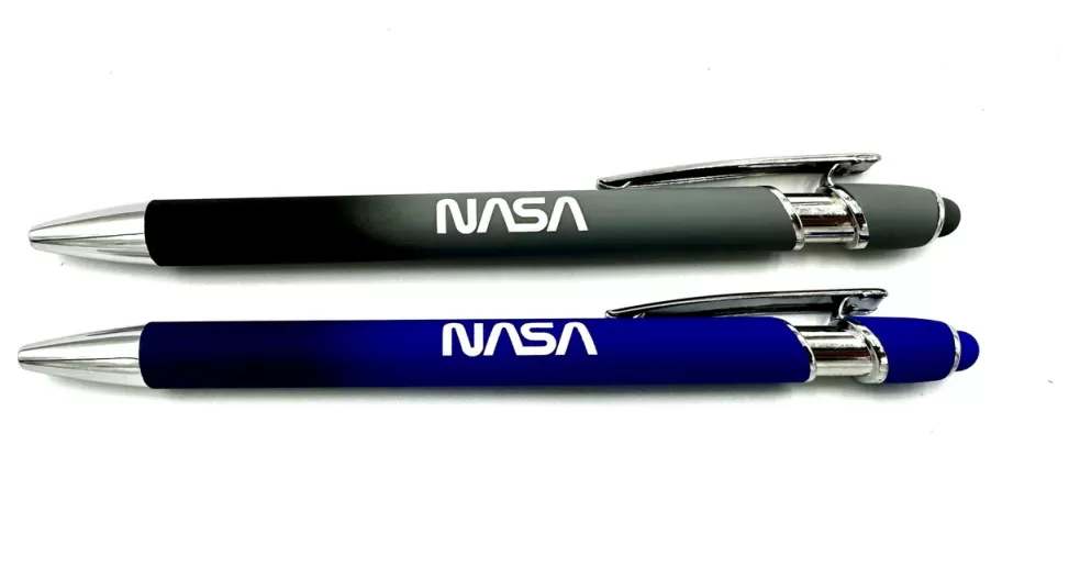 Fashion NASA Gear NASA Worm Logo (Laser On) - Soft Touch Stylus Metal Pen