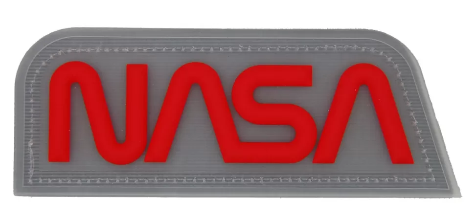 Cheap NASA Gear NASA Worm Logo PVC Patch