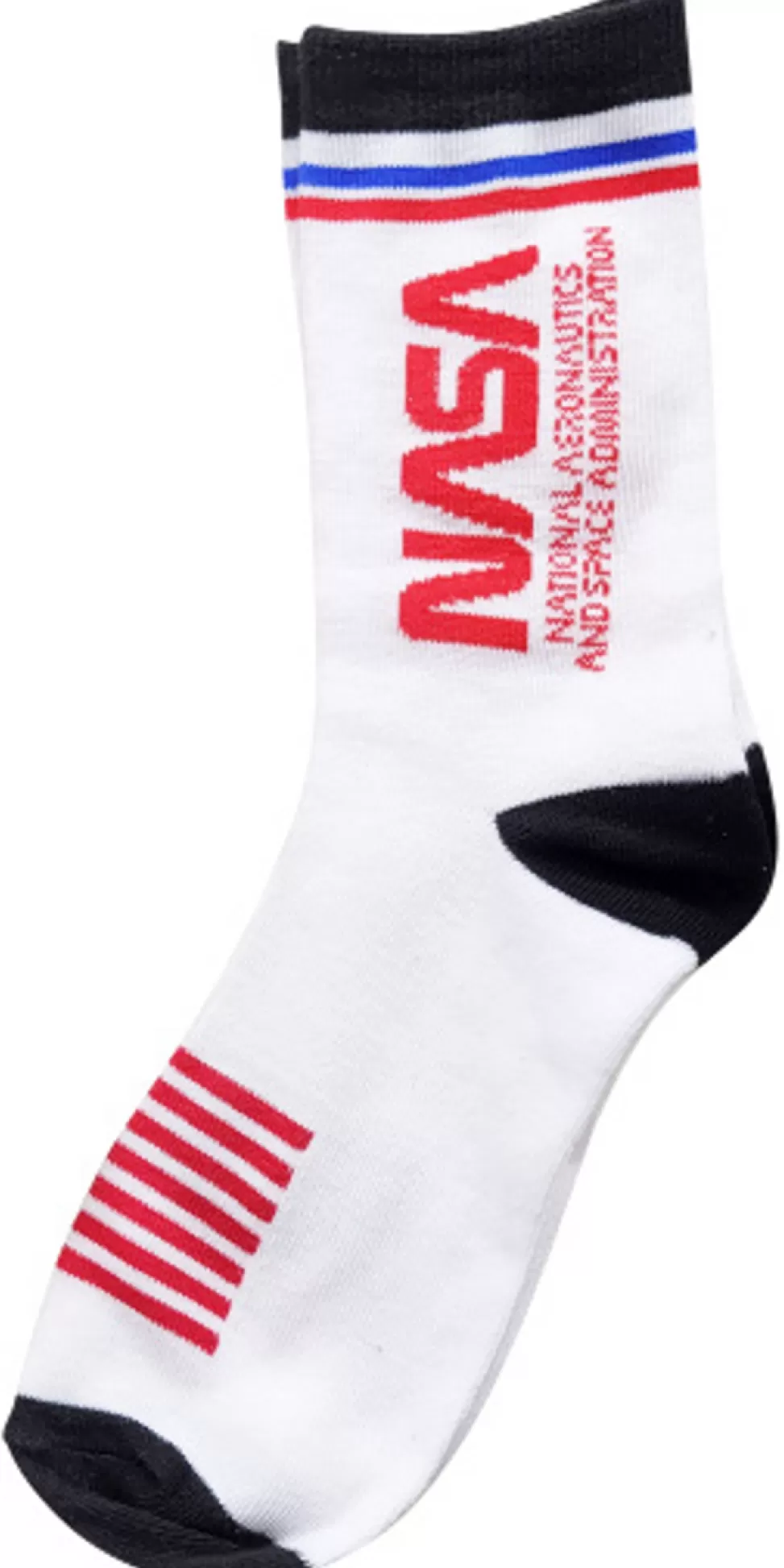 Sale NASA Gear NASA Worm Logo Socks with US Flag