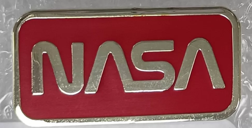 Online NASA Gear NASA Worm Logo Traditional Pin