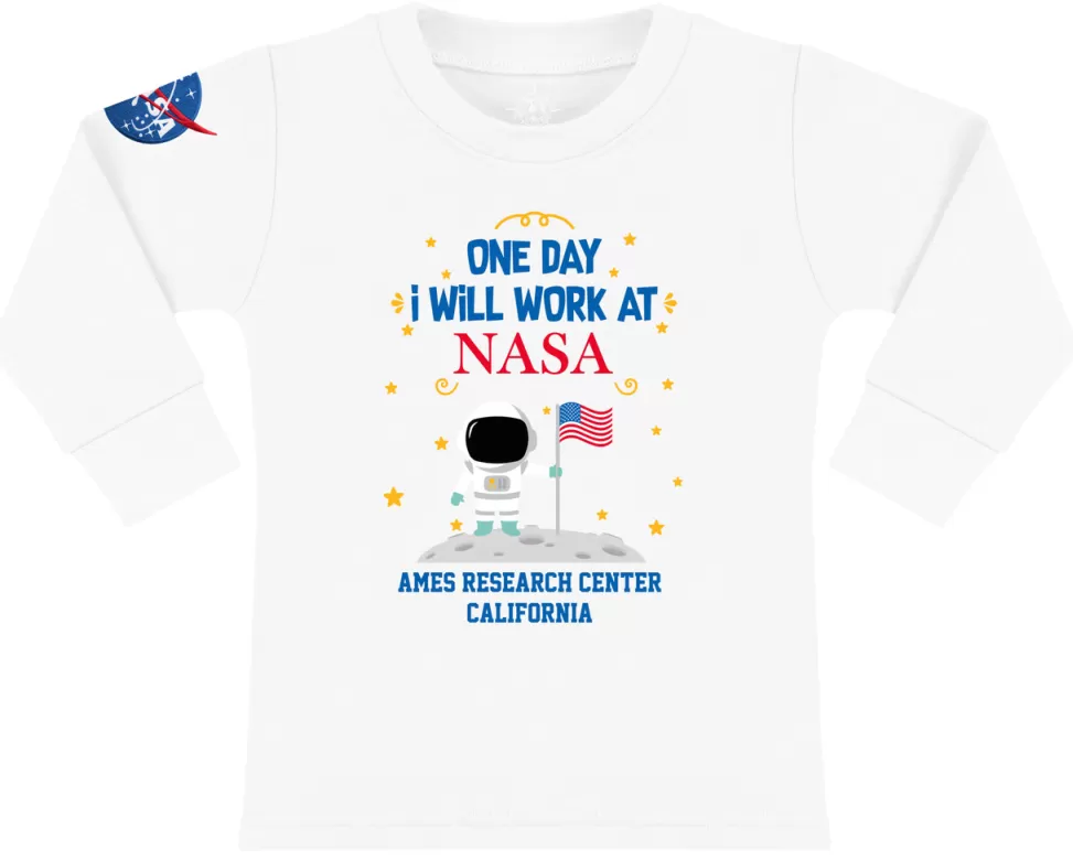 Outlet NASA Gear One Day I will Work At NASA Ames - Youth Long Sleeve
