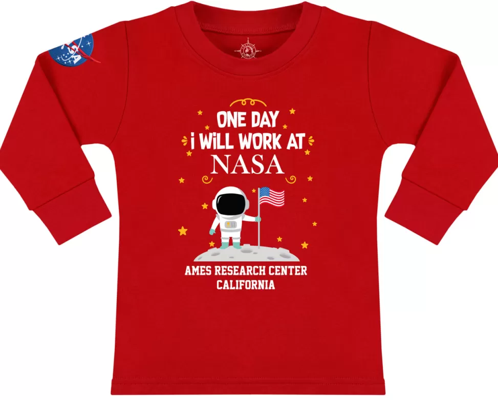Outlet NASA Gear One Day I will Work At NASA Ames - Youth Long Sleeve
