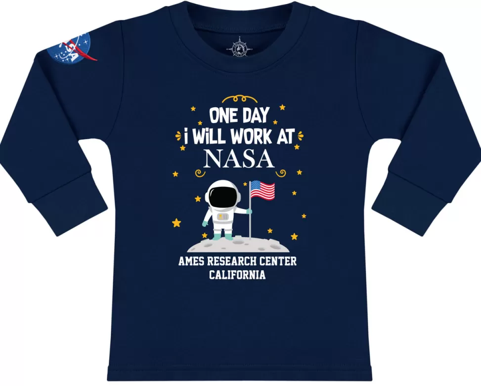 Outlet NASA Gear One Day I will Work At NASA Ames - Youth Long Sleeve