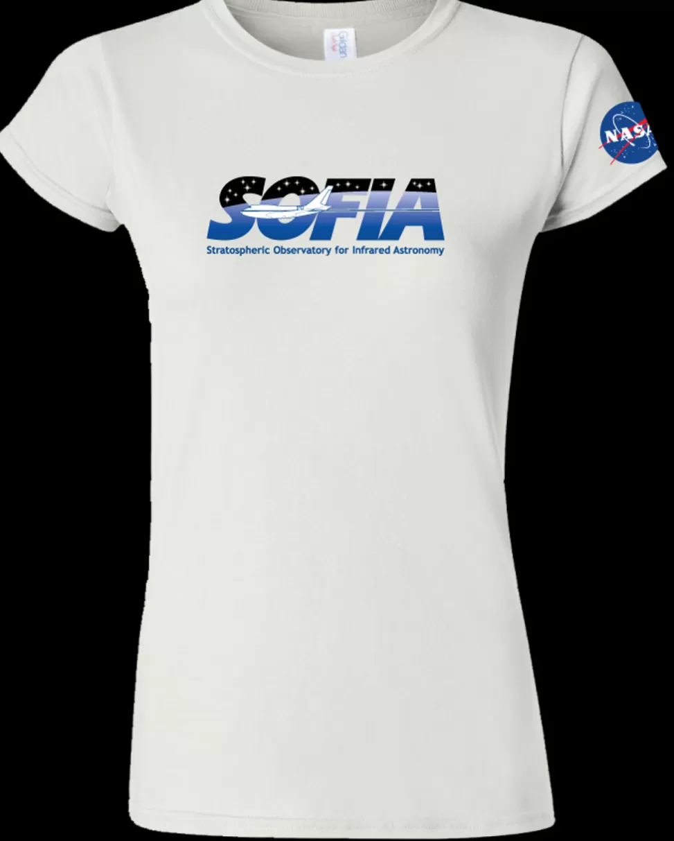 Cheap NASA Gear SOFIA Project Ladies T-Shirt