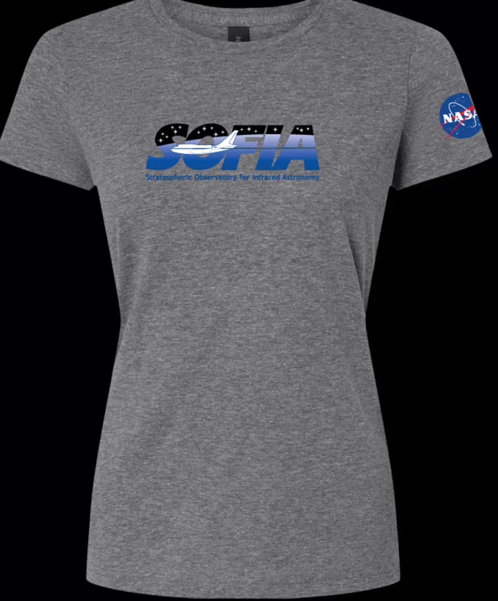 Cheap NASA Gear SOFIA Project Ladies T-Shirt