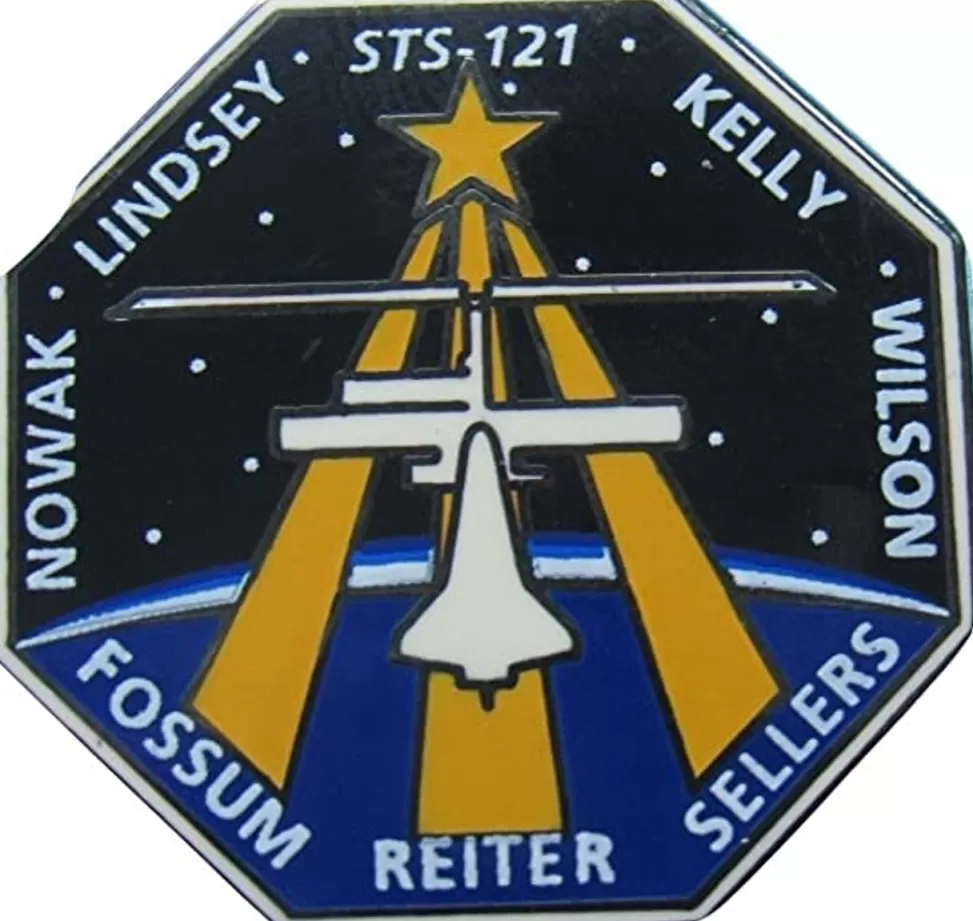 Hot NASA Gear Space Shuttle STS-121 Mission Pin